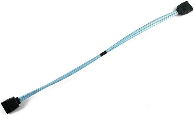 Alt view image 3 of 4 - Aomoproing 5 Pieces of 8" inches (20cm) Ultra Thin Straight to Straight SATA Cable