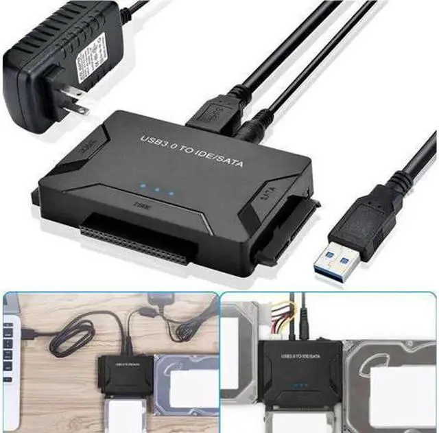 Main image of Aomoproing USB 3.0 to IDE & SATA Converter External Hard Drive Adapter Kit 2.5"/3.5" Cable