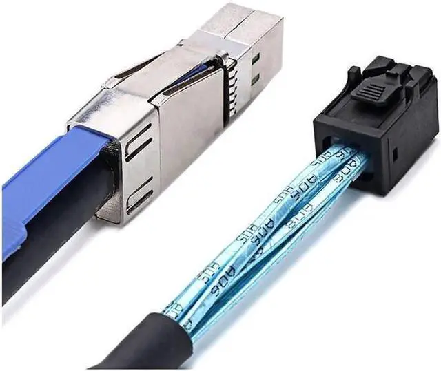 Alt view image 5 of 7 - Aomoproing Mini Sas 36Pin Sff 8643 To Sff 8644 mini-sas Server Hard Drive Transmission Adapter data Raid cable 3.3FT/1m