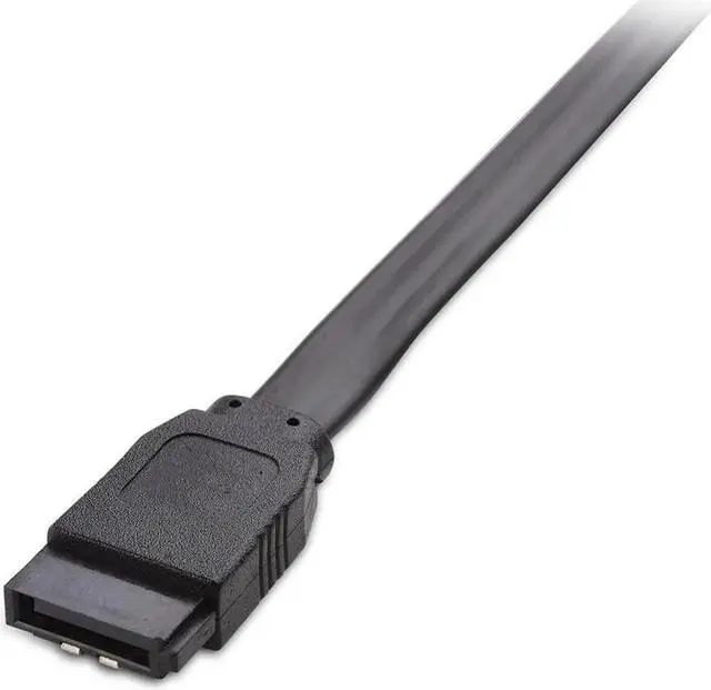 Alt view image 5 of 6 - Aomoproing 3-Pack Straight SATA III 6.0 Gbps SATA Cable (SATA 3 Cable) Black - 18 Inches