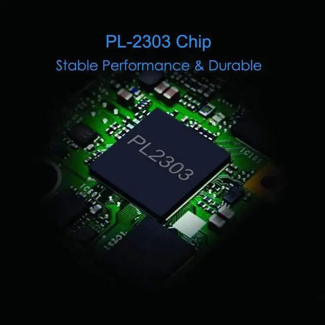 Alt view image 6 of 6 - Aomoproing CABLEDECONN USB to RS232 Adapter with Prolific PL2303 Chipset USB2.0 Male to RS232 Female DB9 Serial Cable 2m 6ft for Windows XP,Windows Vista,7,8,10,Mac OS 10.6 Above Linux