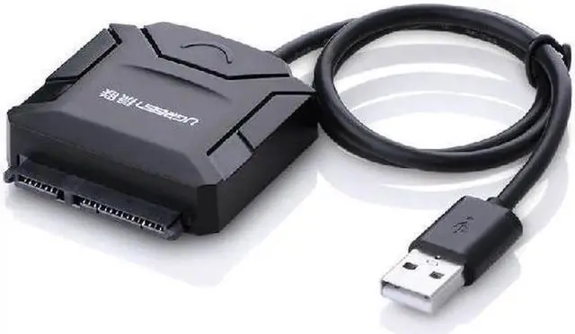 Alt view image 2 of 5 - Aomoproing Quality USB 3.0 to Sata Converter Adapter Cable for 2.5"/3.5" SATA HDD/SSD, BLU-RAY DVD, CD-RW(1ft/30cm)