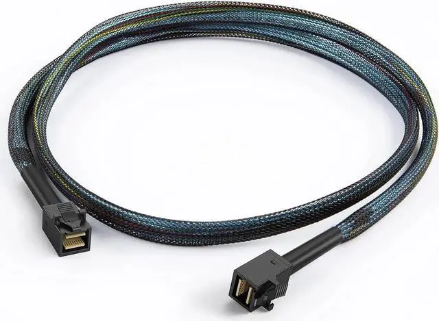 Alt view image 3 of 5 - Aomoproing Internal Mini SAS HD Cable, Mini SAS SFF-8643 to SFF-8643 Cable, 1.64 ft.