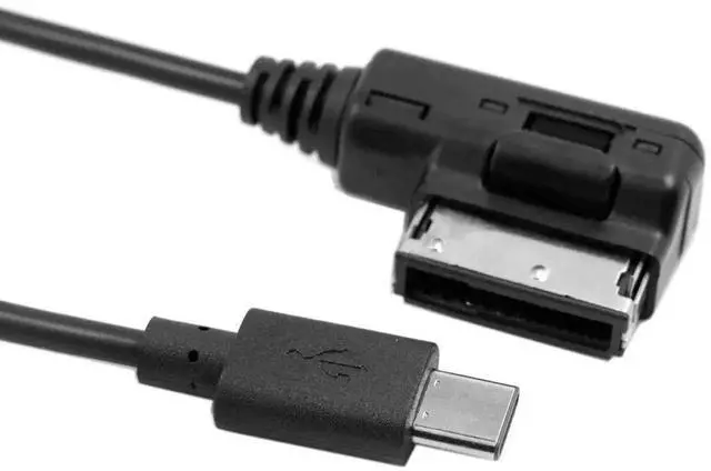 Alt view image 2 of 7 - Aomoproing Media in AMI MDI USB-C USB 3.1 Type-C Charge Adapter Cable for Car VW Audi 2014 A4 A6 Q5 Q7