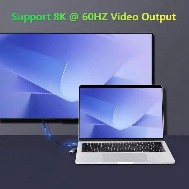 Alt view image 6 of 7 - Aomoproing USB2.0 A to USB C 3.2 Type C 20Gbps Male to Male Detachable 2m 6.6ft Cable Data Extension 10Gbps 240W Fast Charge 8K Ultra HD Video Data Connection Power Line