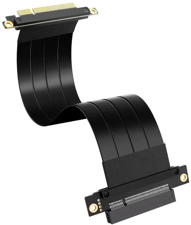 Main image of Aomoproing PCIe 3.0 X8 Extension Cable PCI-E 8X Male to Female Riser Cable 25CM (90 Degree Male)