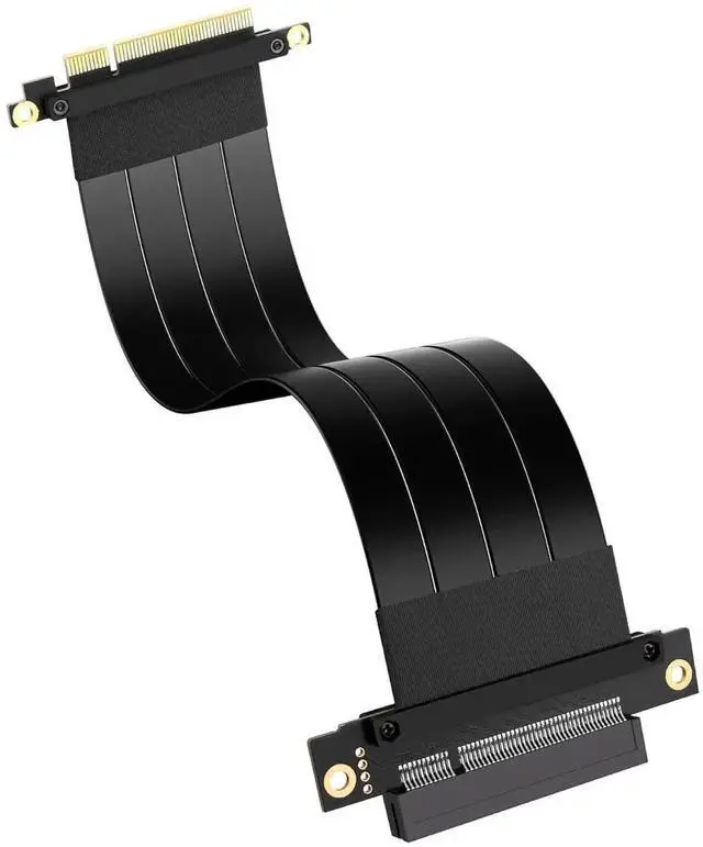 Main image of Aomoproing PCIe 3.0 X8 Extension Cable PCI-E 8X Male to Female Riser Cable 25CM (180 Degree M/F)