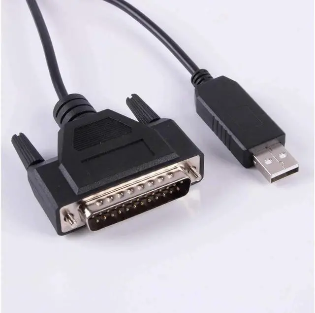 Alt view image 4 of 6 - Aomoproing USB RS232 to DB25 Cable for Fanuc CNC Control Data Transfering Serial Cable Compatible C-232R US-232R