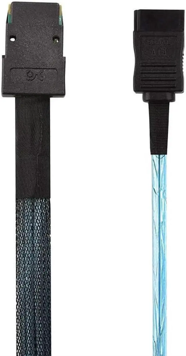 Alt view image 4 of 7 - Aomoproing Internal Mini SAS to SATA Cable (SFF-8087 to SATA Forward Breakout)3.3 Feet