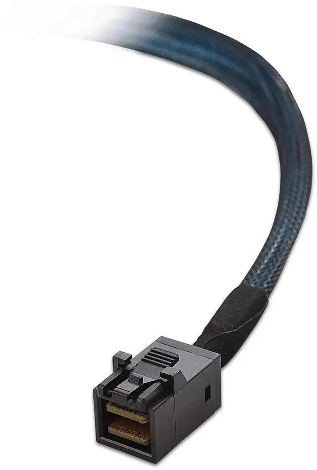 Alt view image 5 of 5 - Aomoproing Internal HD Mini SAS to SATA (SFF-8643 to 4x SATA) Reverse Breakout Cable 3.3 Feet/1mParent