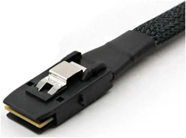 Alt view image 3 of 3 - Aomoproing Internal Mini SAS (SFF-8087) to 4x SATA 7-Pin F Forward Breakout Cable 50CM