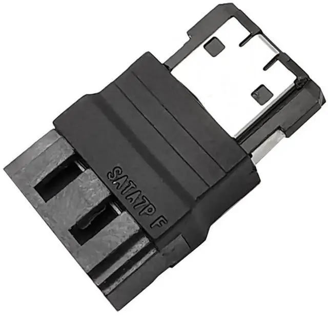 Alt view image 3 of 6 - Aomoproing ESATA to Adapter 7P Female to Male Connector for Faster Data Transfer Speed to ESATA Adapter