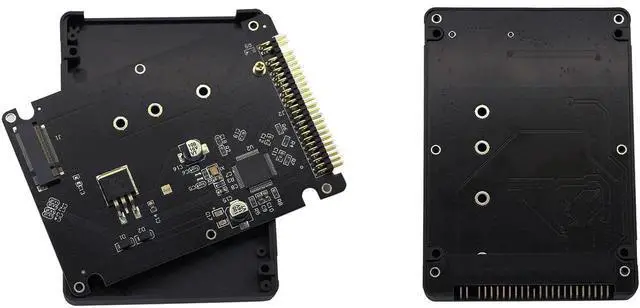 Alt view image 2 of 6 - Aomoproing M.2 NGFF SATA SSD to 2.5" IDE 44pin Enclosure Adapter, Black for Notebook LaptopDesktop Computer and More