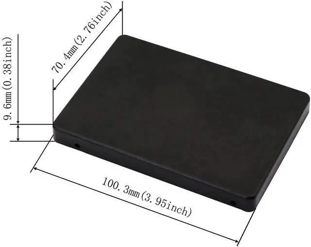 Alt view image 4 of 6 - Aomoproing M.2 NGFF SATA SSD to 2.5" IDE 44pin Enclosure Adapter, Black for Notebook LaptopDesktop Computer and More