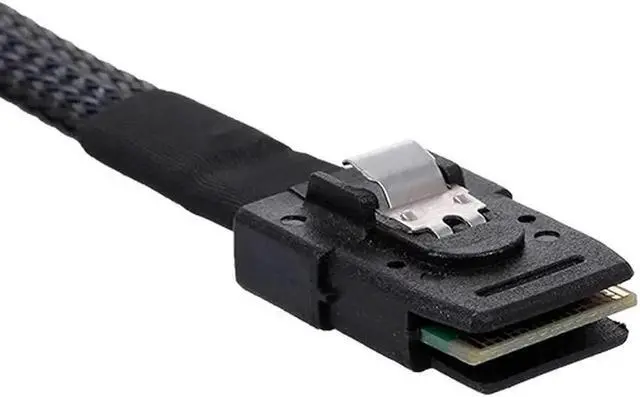 Alt view image 5 of 7 - Aomoproing 100CM Mini SAS Cable SFF 8087 36pin to SFF 8482 Hard Disk and Power x4 SAS