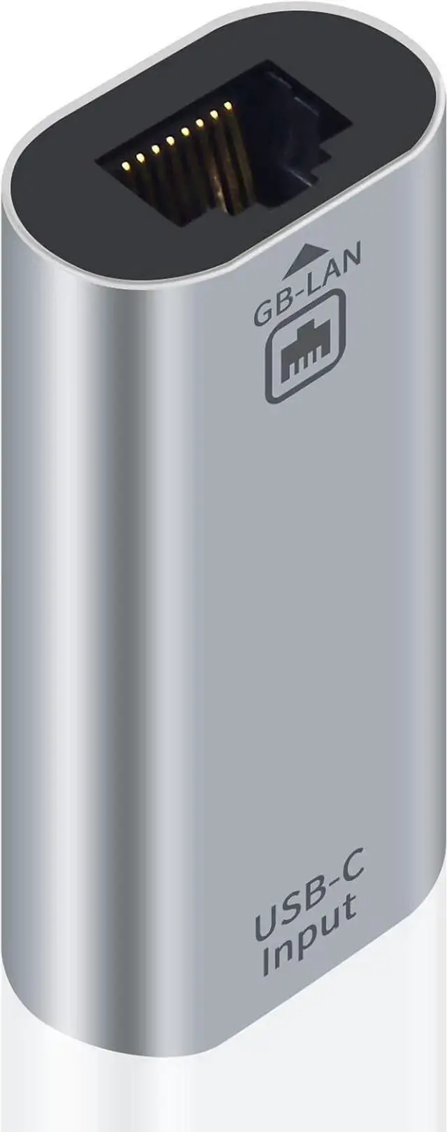 Main image of Aomoproing USB C to RJ45 Ethernet Adapter Gigabit, RJ45 Female to USB C Female Adapter, Up to 1000/100/10Mbps Ethernet LAN Network Adapter Compatible for iPad, MacBook Pro, 1Pack