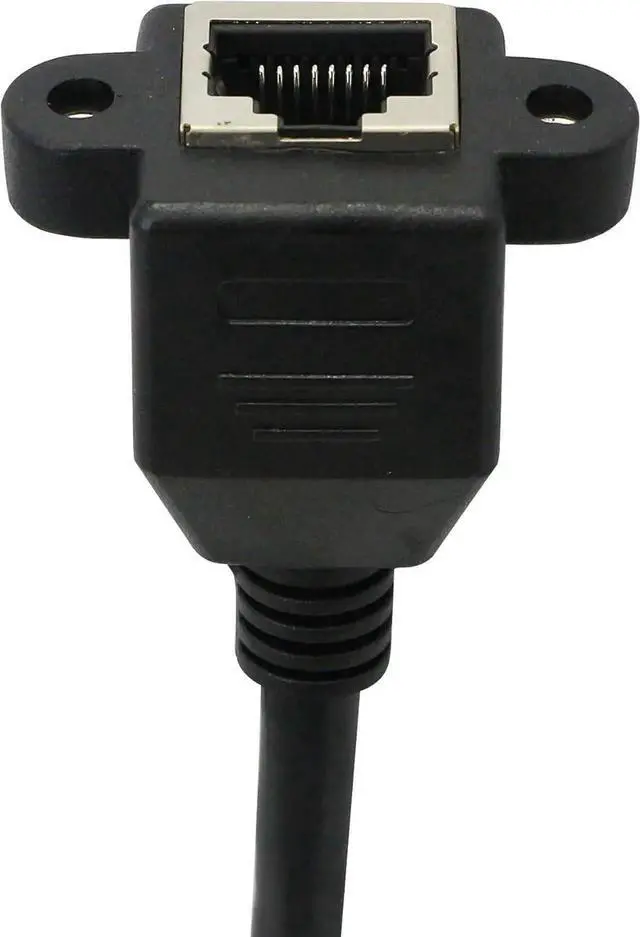 Alt view image 5 of 6 - Aomoproing RJ45 Ethernet Adapter Cable - 90 Degree Upward Male to Female Switch Adapter for CAT 5/CAT 6 LAN Socket Connector (Upward)