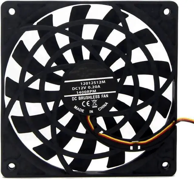 Main image of NEW 120mm slim fan 12012 0.19A 12MM thick slim chassis cpu cooling fan high quality silent cooler