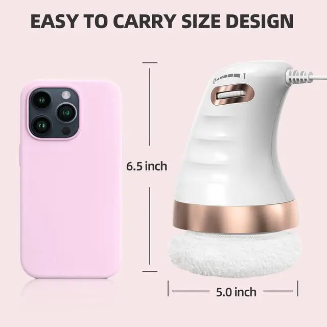 Alt view image 5 of 5 - ADBRIM Electric Cellulite Massager-Body Contouring Massager with 6 Skin-Friendly Pads, Handheld Body Massager for Toning The Abdomen, Legs, arms and Thighs