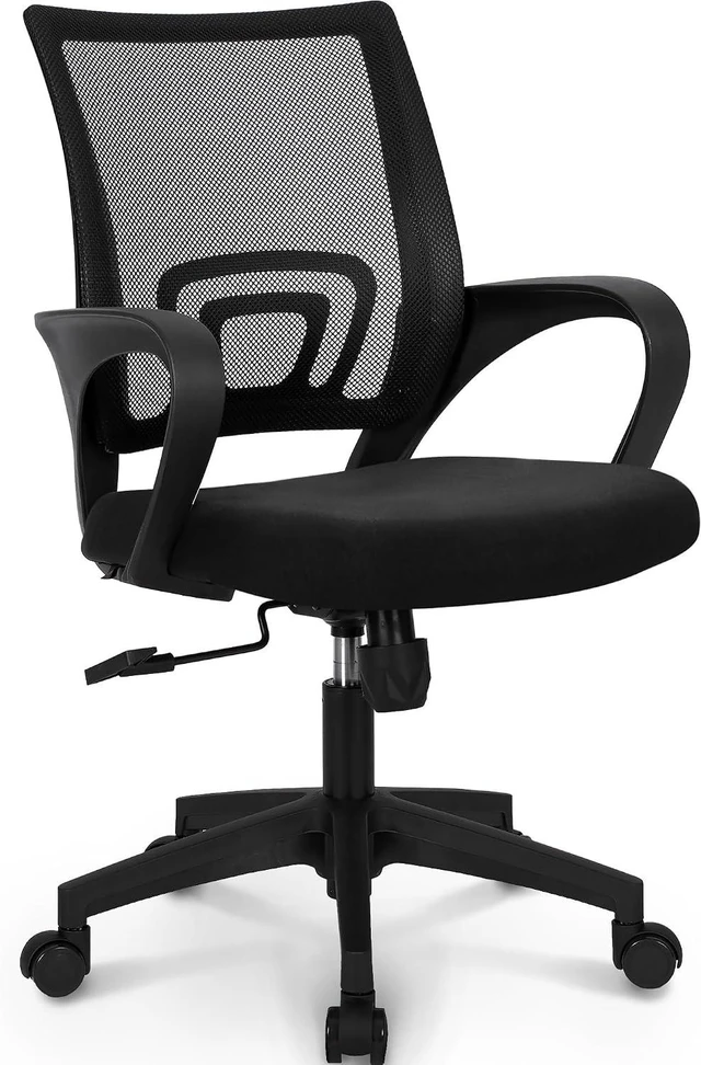 Main image of NEO CHAIR Office Computer Chair Ergonomic Mid-Back Mesh Desk Chair, Black