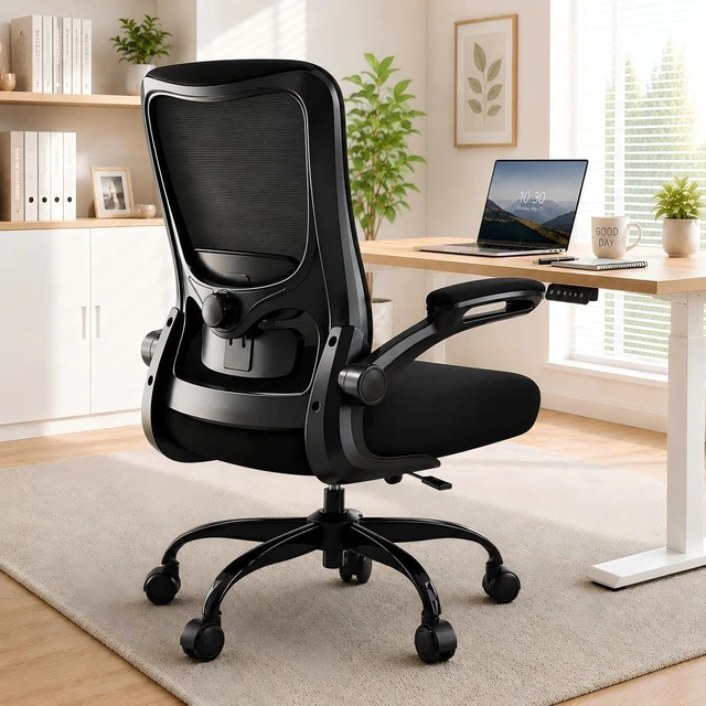 Main image of Ergonomic Office Chair for Lower Back Relief, 4-Way Lumbar, 330 LBS