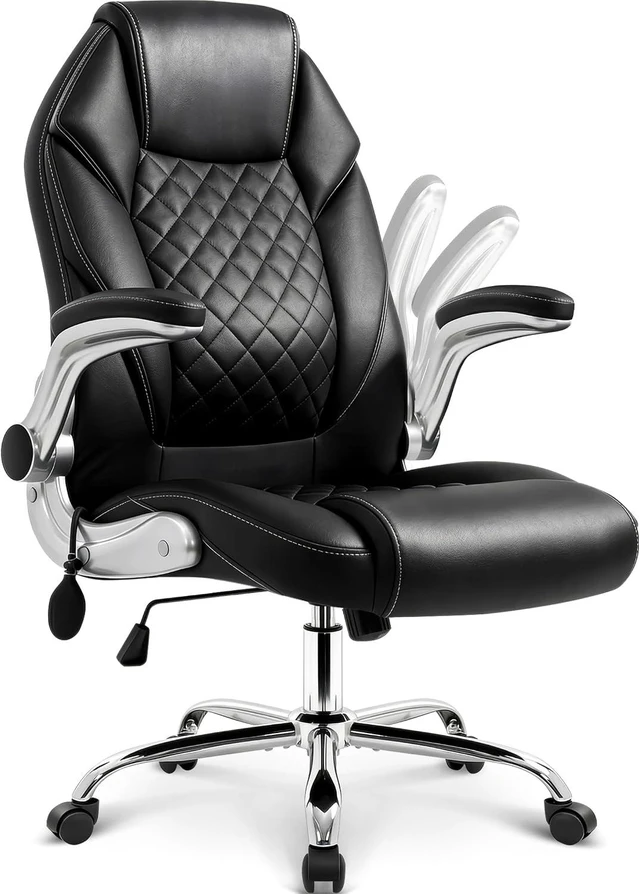 Main image of NEO CHAIR Ergonomic Executive Office Chair, Adjustable Lumbar Support,Black