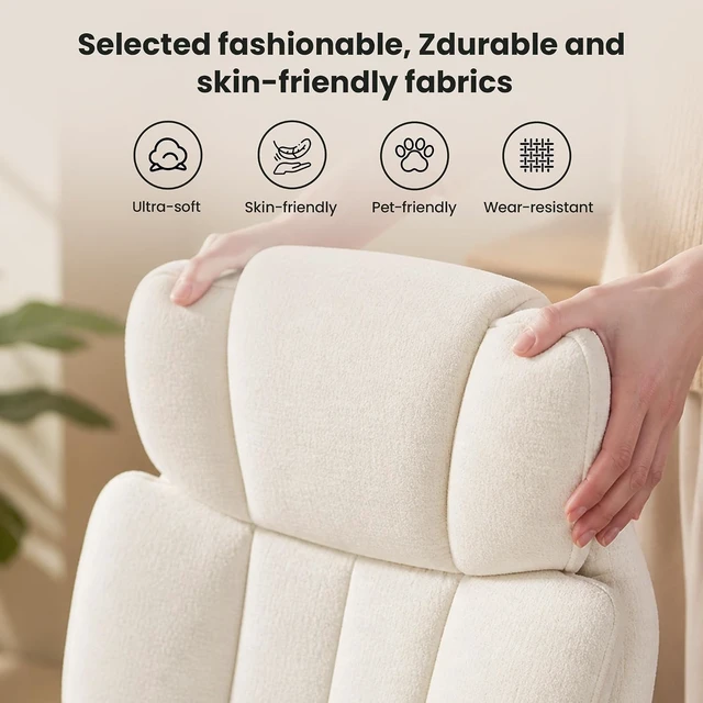 Alt view image 5 of 7 - Criss Cross Office Chair, Cross Legged Chair With Flip Armrests & Footrest
