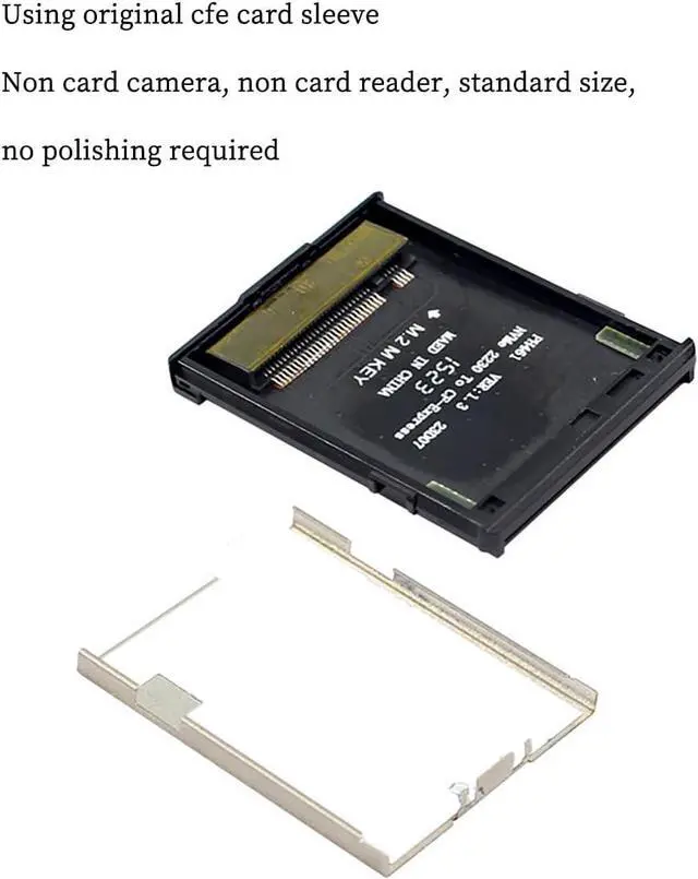 Alt view image 3 of 6 - PH461 NGFF M2 Mkey Nvme 2230 SSD to CFExpress Type-B Card Adapter DIY Assembly Kit