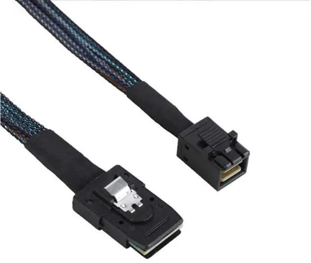 Alt view image 2 of 6 - Mini SAS SFF-8087 to Mini SAS HD SFF-8643 High-Speed Internal Server Cable (19.68, Inches)