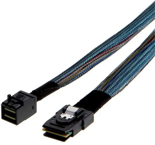 Alt view image 3 of 6 - Mini SAS SFF-8087 to Mini SAS HD SFF-8643 High-Speed Internal Server Cable (19.68, Inches)