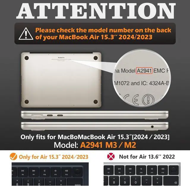 Alt view image 2 of 7 - Case for MacBook Air 15 inch 2025-2023 Release A3241 A3114/A2941 M4-M2 Chip, Shock-Absorbing Protection with Folding Stand &Mouse Pad/Bag Case for MacBook Air 15'' (Pink)