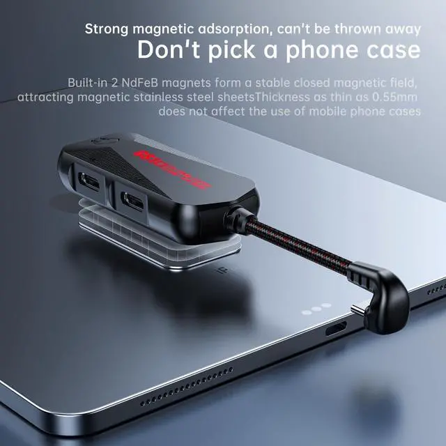 Alt view image 5 of 7 - USB-C 3-in-1 Audio Charging Adapter, Supports 60W PD Fast Charging, High Fidelity 32bit Audio Output, Compatible with iPhone 16/15 Pro Max/Samsung/iPad Pro/Air(GS1-USBC 90°)