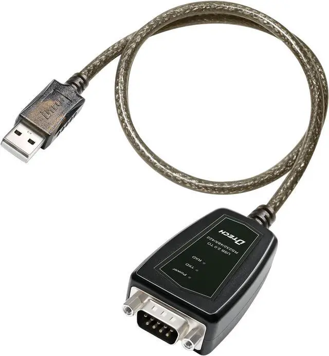 Alt view image 7 of 7 - DTech USB to Serial Adapter RS422 RS485 R232 to USB Cable (3 in 1 Interface) Supports DC 5V with Breakout Board LED Lights for Multi-Kind Control Devices Windows 11 10 8 7 XP Mac (1.5ft)