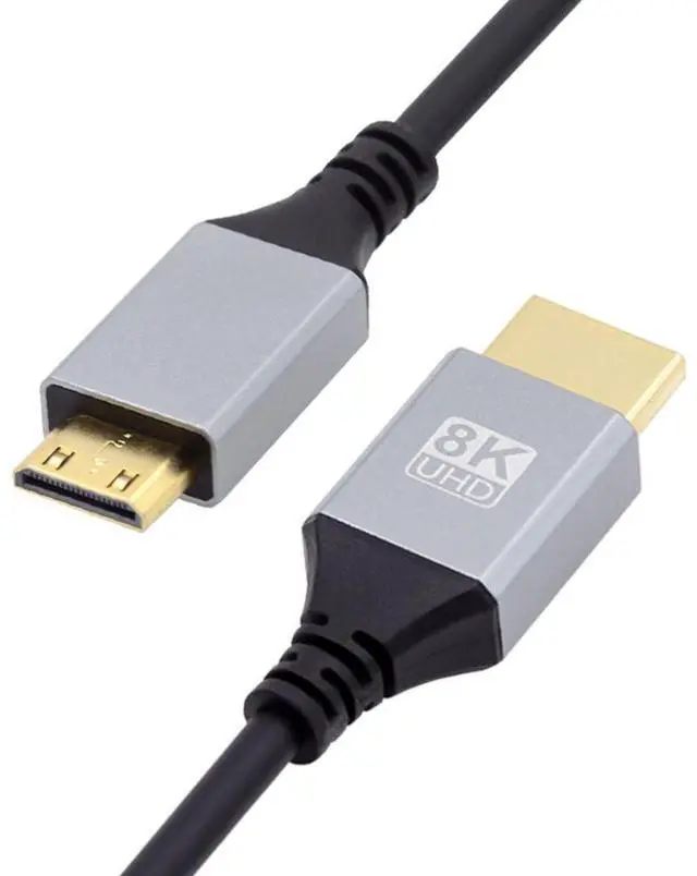 Main image of HDMI 2.1 Cable,HDMI Male to Mini HDMI Male 8K@60Hz 4K@120Hz 48Gbps Ultra High-Speed Gold-Plated Cable 0.5M for TV, Monitor, Computer