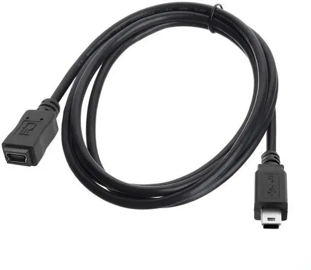 Alt view image 7 of 7 - Mini USB Extension Cable, USB 2.0 Mini USB 5Pin Male to Female Power Charging Data Transfer Extension Cable for Dash Cam/GPS/Camera 4.92FT/1.5M