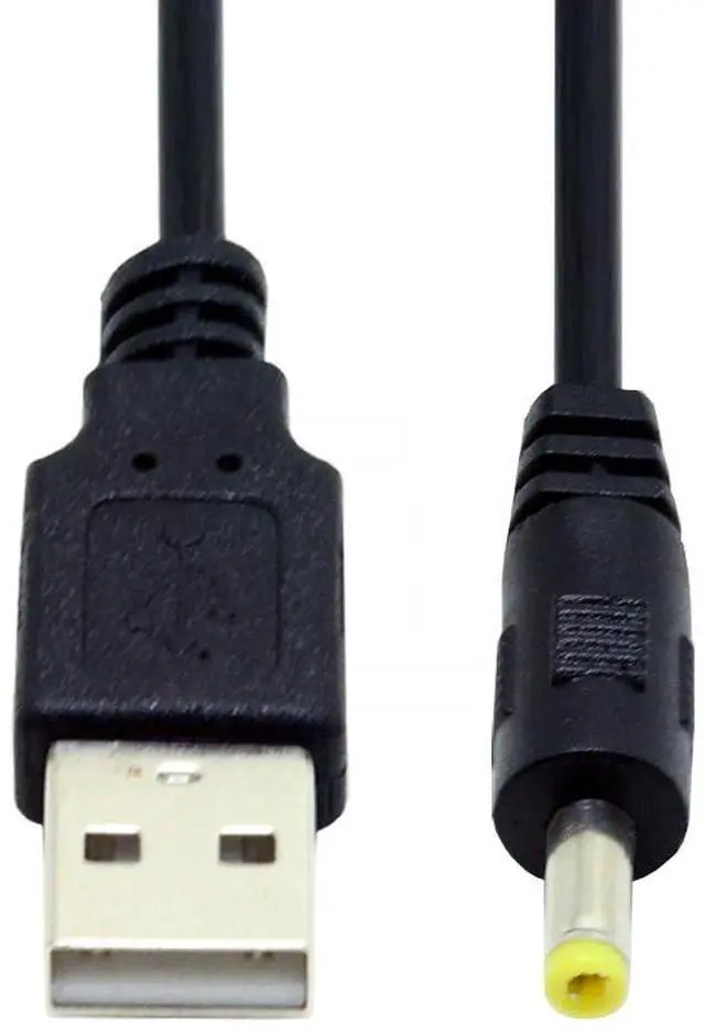 Main image of USB to DC 4.0x1.7mm Cable,USB 2.0 Type A to DC 5V 4.0x1.7mm Power Round Plug Cable 24AWG 120cm
