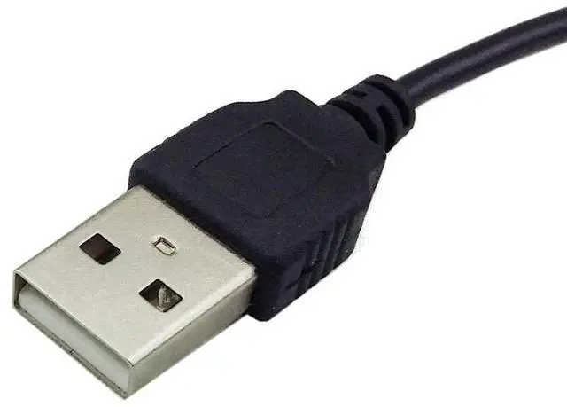 Alt view image 7 of 7 - USB 2.0 Type A Male to 5.5 x 2.5mm DC 5V Power Plug Barrel Connector Charge Cable 80cm
