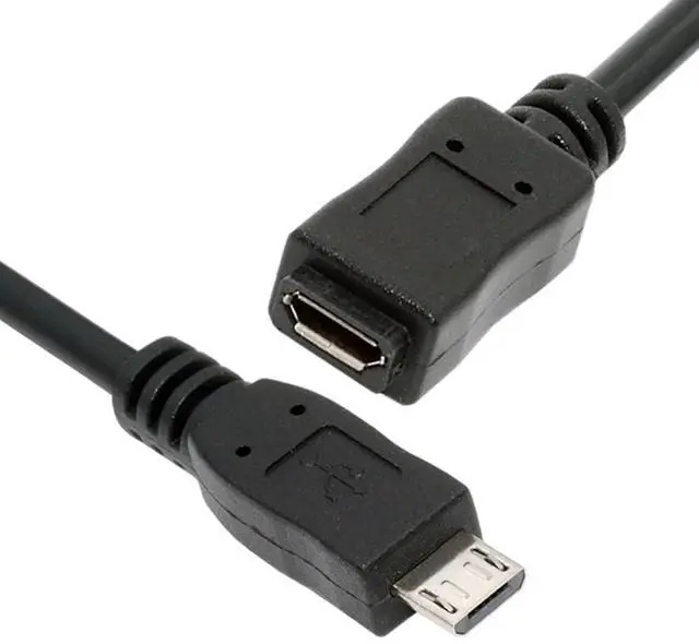 Alt view image 7 of 7 - Micro USB 2.0 Extension Cable,Micro USB 5Pin Male to Female Data Charging Extension Cable for Dash Cam/GPS/Camera 0.65FT/0.2M