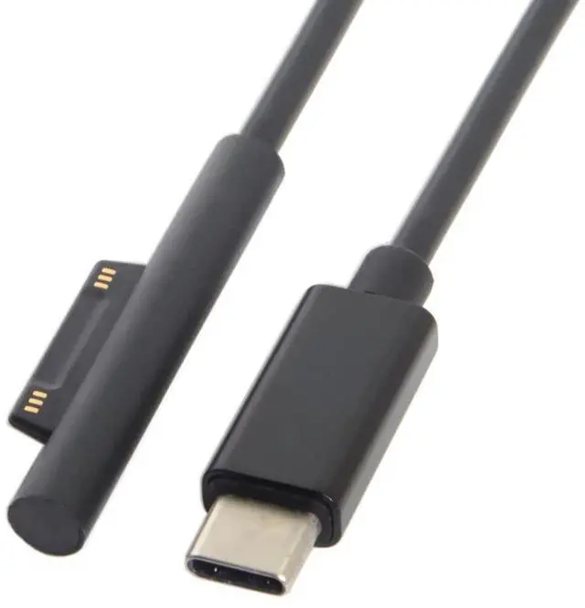 Alt view image 5 of 7 - USB C to DC 12-15V Surface Pro3 Pro4 Pro5 Pro6 Book PD 65W Charge Cable