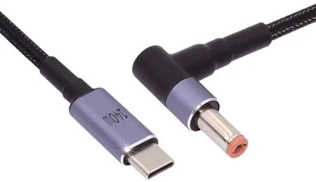 Main image of USB C to DC 5.5x2.5mm 20V Power 65W 100W 135W 140W PD Charge Cable for Laptop