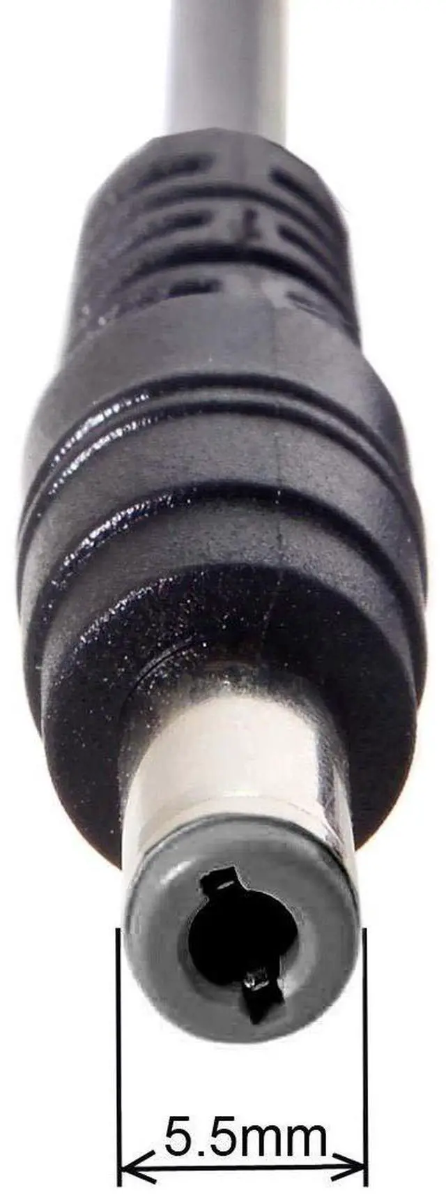 Alt view image 2 of 6 - Type C USB-C Input to Rectangle 5.5x2.1mm Cable Cord for Laptop Notebook 1.8M