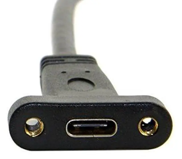 Alt view image 2 of 6 - USB 3.1 Gen 2 10Gbps USB C Front Panel Header to USB Type-E Motherboard Extension Cable Adapter with 12cm PCI-E Bracket