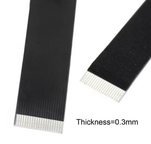 Alt view image 4 of 7 - USB C Flat Cable USB 2.0 Male to USB C Male 90 Degree UP Angled Ribbon Flex Extension Cable Adapter 0.5M