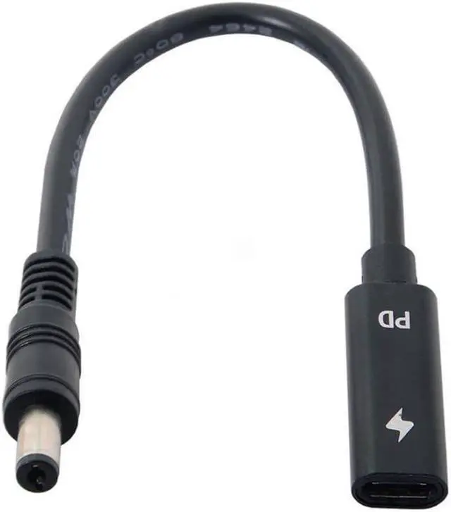 Main image of USB C to DC 20V 5.5x2.1mm PD 65W Charge Cable Type-C Female Input to DC Output for Laptop