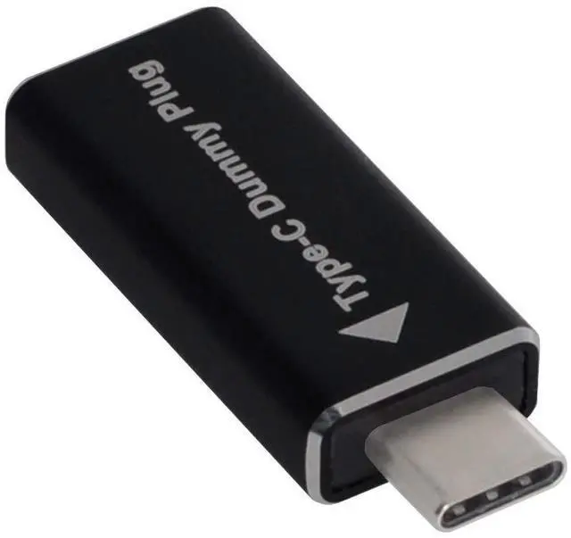Alt view image 3 of 6 - USB-C Display Adapter, CY USB-C Dummy Plug Virtual Display Emulator, 1920x1080p@60Hz, Compatible with Desktop, Laptop, Windows, OSX, Linux