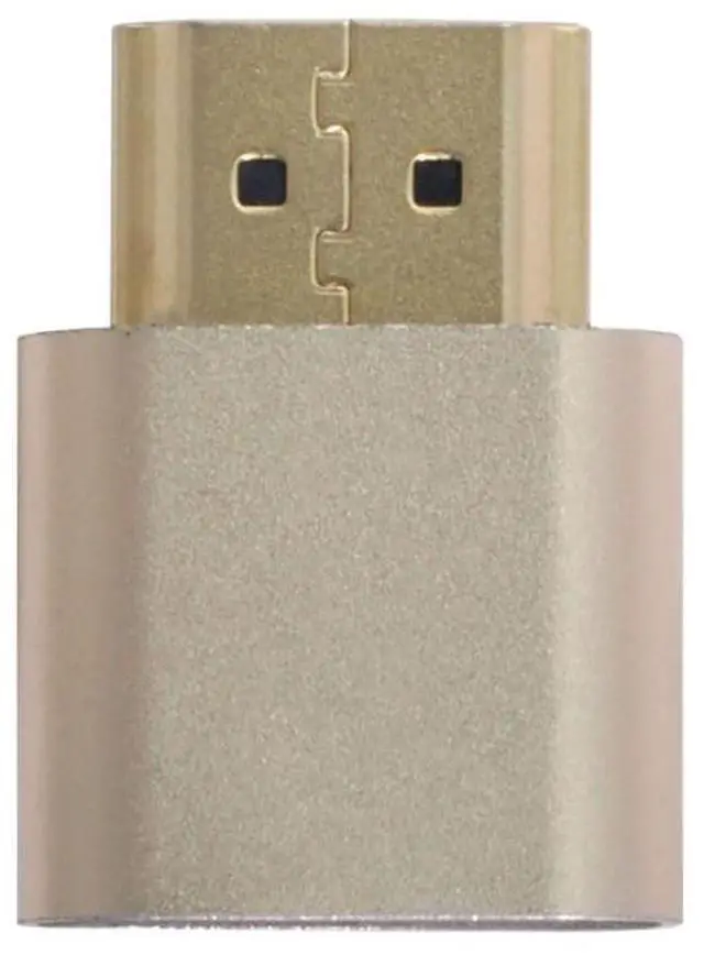 Alt view image 5 of 7 - CY HDMI Virtual Display Adapter HDMI 1.4 DDC EDID Dummy Plug Headless Ghost Display Emulator 1920x1080p@60Hz