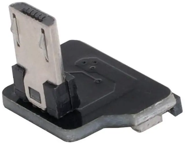 Alt view image 7 of 7 - Micro USB 2.0 Male 90 Degree Down Angled Flat Connector Support 480Mbps Data Transfer 5V Charging for Ribbon Cable,Raspberry Pi, GoPro,Drone, Camera, Gimbal