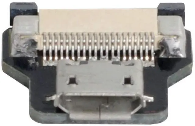 Alt view image 5 of 7 - Micro USB 2.0 Female Flat Connector Support 480Mbps Data Transfer 5V Charging for Ribbon Cable,Raspberry Pi, GoPro,Drone, Camera, Gimbal