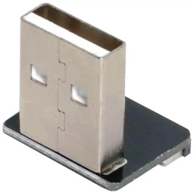 Main image of USB 2.0 Male 90 Degree UP Angled Flat Connector Support 480Mbps Data Transfer 5V Charging for Ribbon Cable,Raspberry Pi, GoPro,Drone, Camera, Gimbal