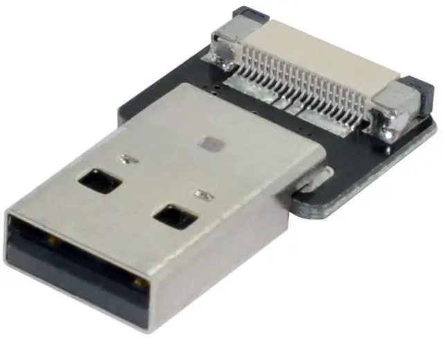 Main image of USB 2.0 Male Flat Connector Support 480Mbps Data Transfer 5V Charging for Ribbon Cable,Raspberry Pi, GoPro,Drone, Camera, Gimbal